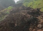 PT ANA Diduga Rusak Jalan Akses Warga Towara Ke Empang Ikan