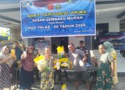 TNI AL Posal Luwuk Lanal Palu Gelar Pasar Sembako Murah dalam Rangka Bakti Teritorial Prima memperingati HUT TNI ke 80 tahun 2025