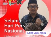 Di Moment HPN 2026, Erik Lauw Anggota DPRD Bangkep Tegaskan Pers Pilar Penting Pembangunan