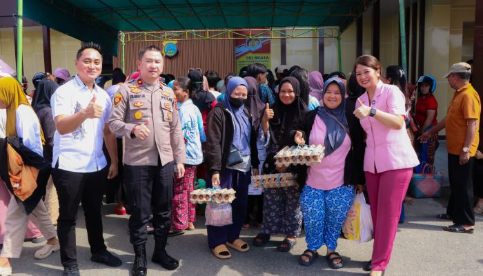 Jelang Idul Fitri 2026, Masyarakat Tumpah Ruah Hadiri Pasar Murah Polres Banggai