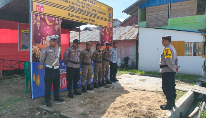 Polres Bangkep Siagakan Personel Gabungan di Pos Yan salakan, Selama Operasi Ketupat Tinombala 2026