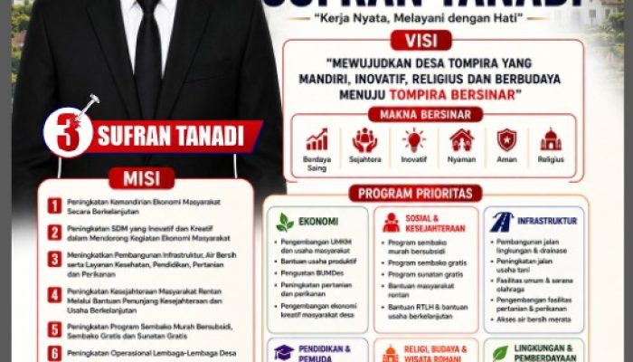 Jelang Pilkades Tompira, Sufran Tanadi Luruskan Isu Demo dan Paparkan Program PPM hingga Air Bersih